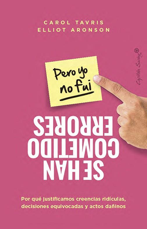 Se han cometido errores (pero yo no fui) | 9791399039177 | Tarvis, Carol / Aronson, Elliot