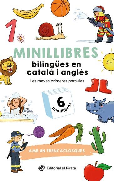 Minillibres bilingües en català i anglès - Les meves primeres paraules | 9788419912459 | del Pirata, Edicions