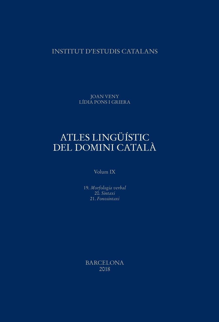Atles lingüístic del domini català (Obra completa) | 9788472837201 | Pons i Griera, Lídia / Veny i Clar, Joan
