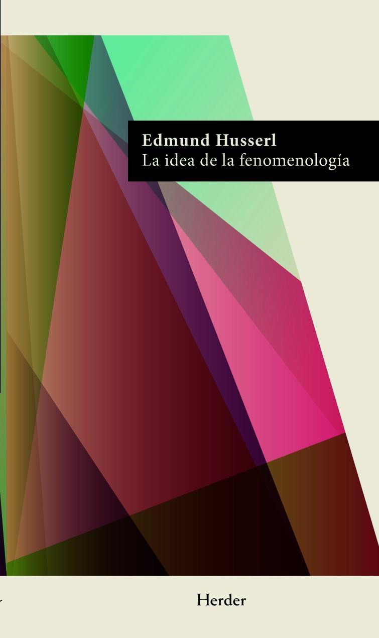 La idea de la fenomenología | 9788425428371 | Husserl, Edmund