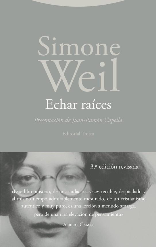 Echar raíces | 9788413643571 | Weil, Simone