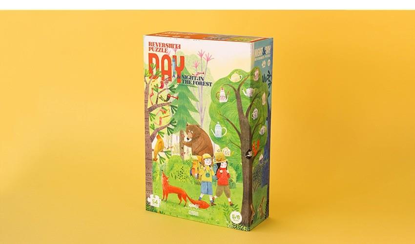 Puzzle Night & Day in the forest | 8436530167890