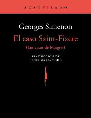 El caso Saint-Fiacre | 9788417346133 | Simenon, Georges