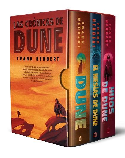 Trilogía Dune, edición de lujo (estuche con: Dune | El mesías de Dune | Hijos de | 9788466367943 | Herbert, Frank