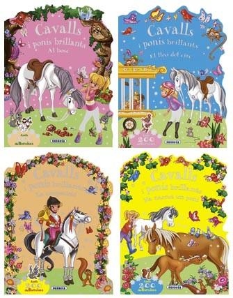 Cavalls i ponis brillants con pegatinas (4 títols) | 9788467712285 | Susaeta, Equipo