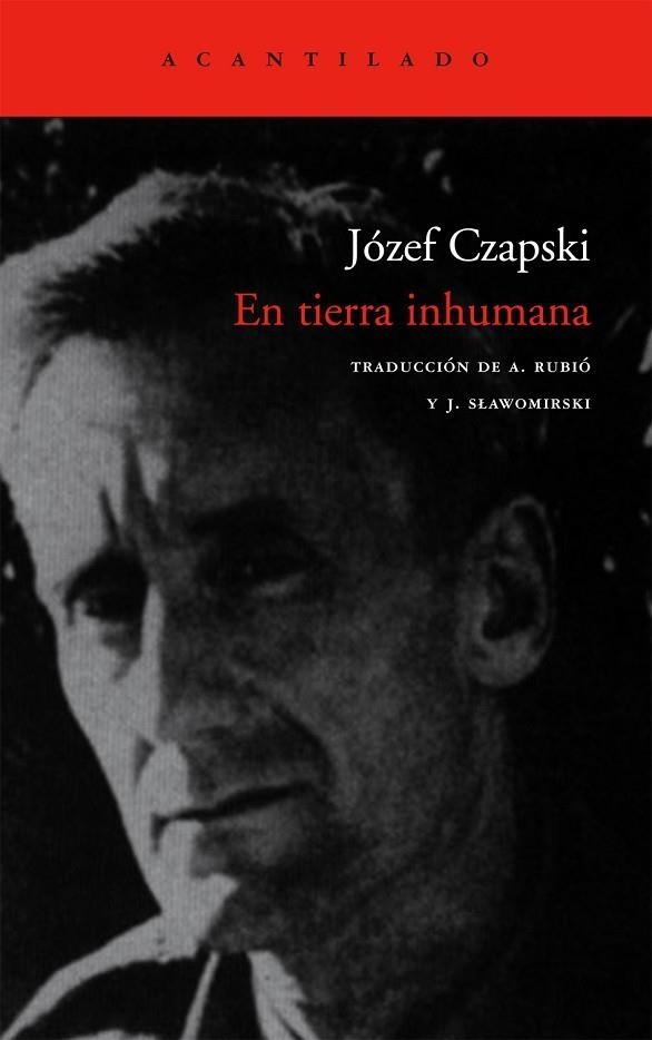 En tierra inhumana | 9788496834415 | Czapski, Józef