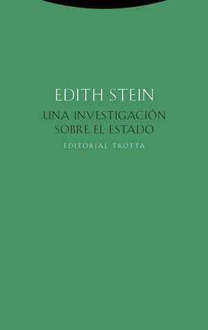 Una investigación sobre el Estado | 9788498798067 | Stein, Edith