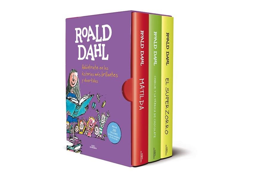 Roald Dahl (edición estuche con: Matilda | Charlie y la fábrica de chocolate | E | 9788420459622 | Dahl, Roald