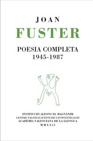 Poesia completa 1945-1987 | 9788478229178 | Fuster, Joan