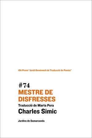Mestre de disfresses | 9788497665247 | Simic, Charles