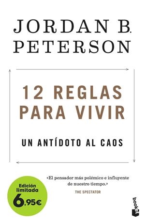 12 reglas para vivir | 9788408258841 | Peterson, Jordan B.