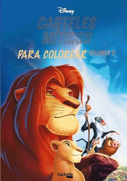 Disney. Carteles míticos para colorear, volumen 2 | 9788418182365 | AA.VV.