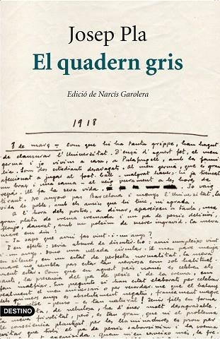 EL QUADERN GRIS | 9788423328826 | Pla, Josep