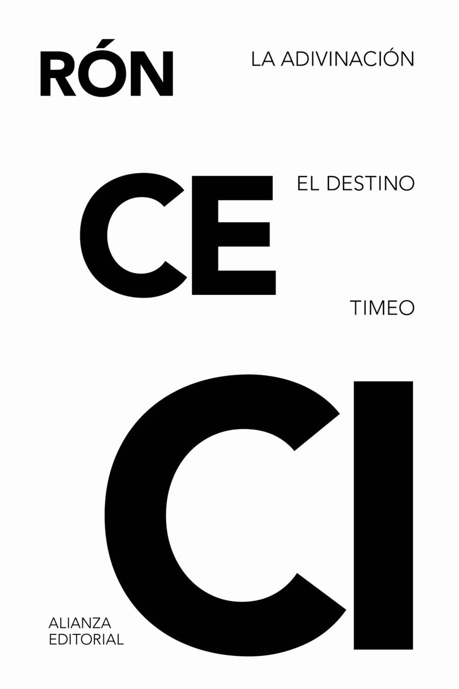 La adivinación. El destino. Timeo | 9788411480963 | Cicerón