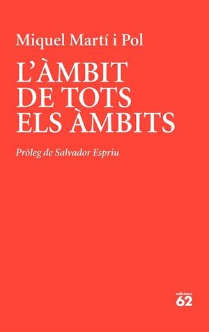 L'àmbit de tots els àmbits | 9788429779233 | Martí i Pol, Miquel