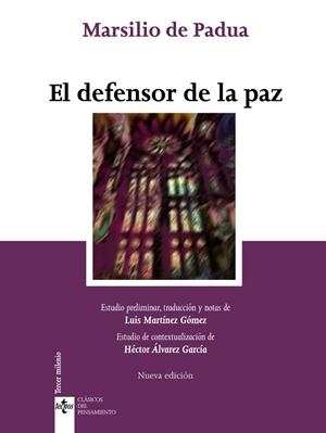 El defensor de la paz | 9788430981588 | Padua, Marsilio de