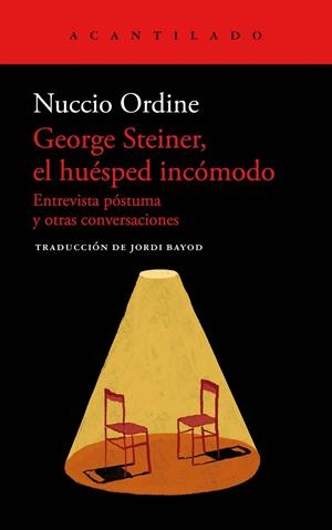 George Steiner, el huésped incómodo | 9788419036759 | Ordine, Nuccio
