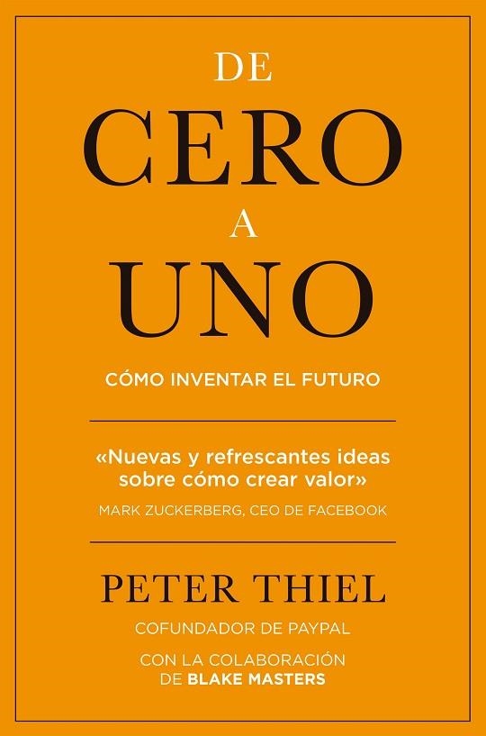 De cero a uno | 9788498753530 | Thiel, Peter
