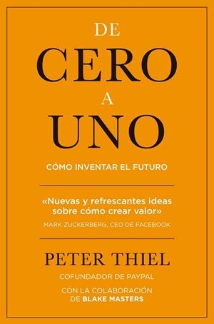 De cero a uno | 9788498753530 | Thiel, Peter