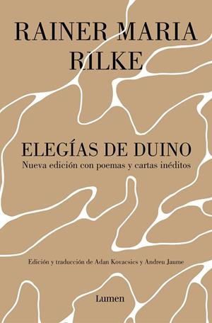 Elegías de Duino. Nueva edición con poemas y cartas inéditos | 9788426424358 | Rilke, Rainer Maria