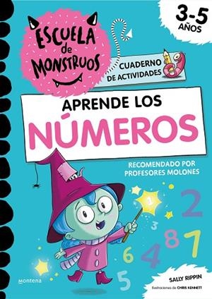 Escuela de Monstruos. Cuaderno de actividades - Aprende los NÚMEROS | 9788419085894 | Rippin, Sally