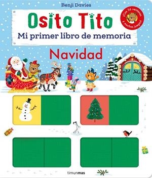 Osito Tito. Mi primer libro de memoria. Navidad | 9788408287506 | Davies, Benji