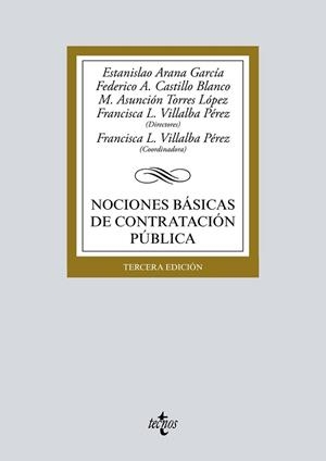 Nociones básicas de contratación pública | 9788430978731 | Arana García, Estanislao / Castillo Blanco, Federico A. / Torres López, María Asunción / Villalba Pé