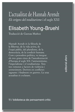 L'actualitat de Hannah Arendt | 9791387680039 | Young-Bruehl, Elisabeth