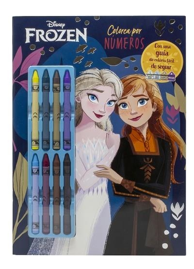 Frozen. Colorea por números con ceras | 9788410029576 | Disney