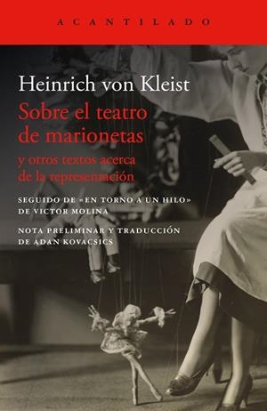 Sobre el teatro de marionetas | 9788419958648 | Von Kleist, Heinrich