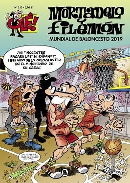 Mortadelo y Filemón. Mundial de baloncesto 2019 (Olé! Mortadelo 213) | 9788402423641 | Ibáñez, Francisco