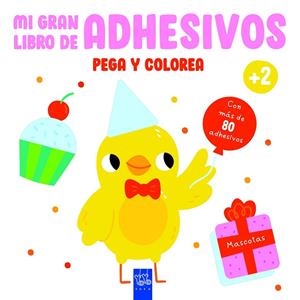 Mi gran libro de adhesivos pega y colorea. Mascotas | 9788408234609 | YOYO