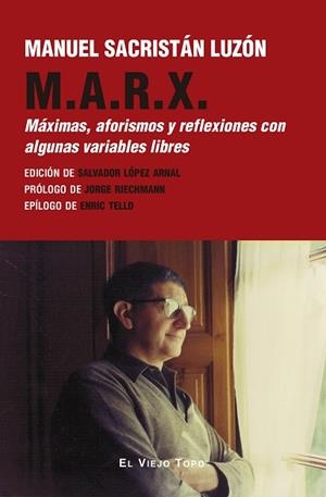 M.A.R.X. | 9788410328716 | Sacristán Luzón, Manuel