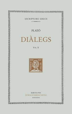 Diàlegs, vol. X: La República (llibres I-IV) | 9788472254404 | Plató