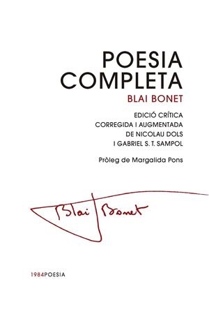 Poesia completa | 9791387757144 | Bonet, Blai