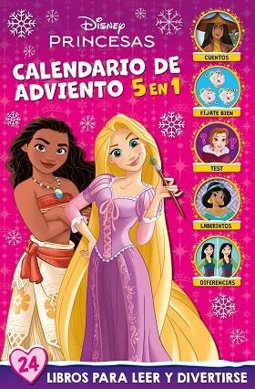 Princesas. Calendario de Adviento 5 en 1 | 9788410029712 | Disney