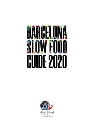 BARCELONA SLOW FOOD GUIDE 2020 | 9788409157198 | AA.VV.
