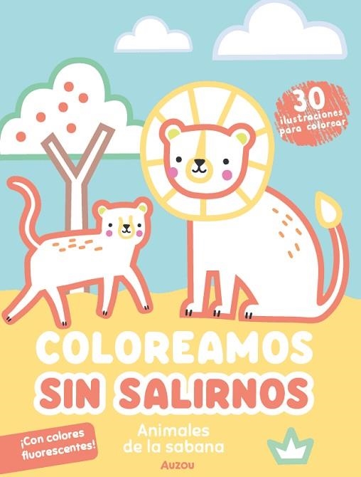 Coloreamos sin salirnos. Animales de la sabana | 9791039576161 | Ghataora, Nina