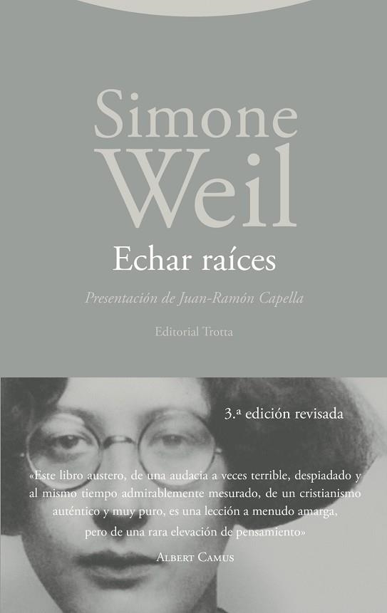 Echar raíces | 9788413643571 | Weil, Simone