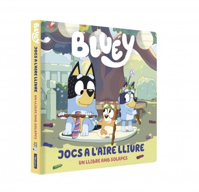 Bluey. Llibre de cartró amb solapes - Joc a l'aire lliure | 9788448872748 | BLUEY, Bluey