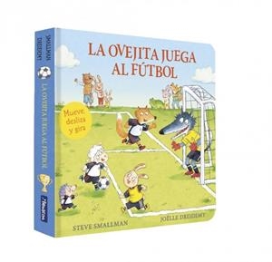 La ovejita juega al fútbol (La ovejita que vino a cenar. Libro de cartón con mec | 9788448872212 | Smallman, Steve