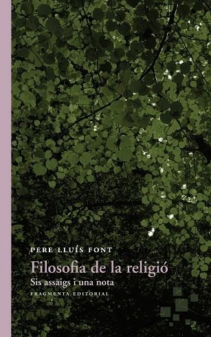 Filosofia de la religió | 9788415518747 | FONT, PERE LLUIS