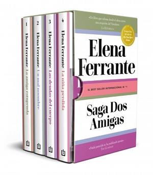 Saga Dos amigas (La amiga estupenda | Un mal nombre | Las deudas del cuerpo | La | 9788466357913 | Ferrante, Elena