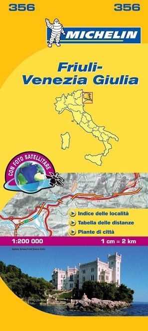 Mapa Local Friuli-Venezia Giulia | 9782067126657 | , Michelin