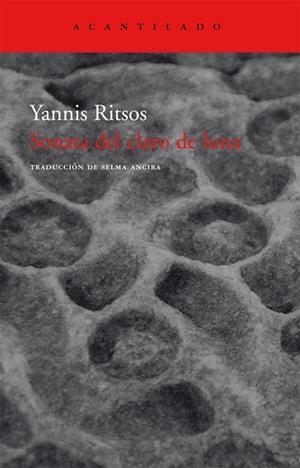 Sonata del claro de luna | 9788496834286 | Ritsos, Yannis