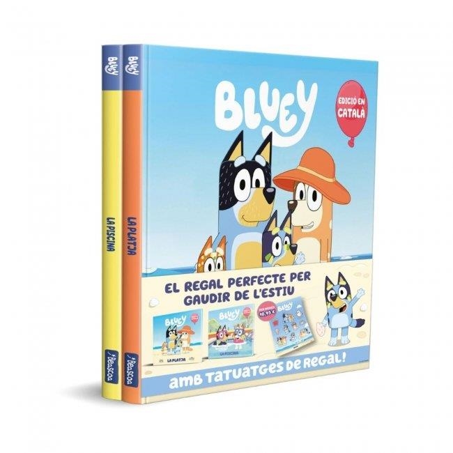 Bluey. Un conte - A la platja! A la piscina! Pack amb dos llibres de Bluey per g | 9788448874315 | BLUEY, Bluey