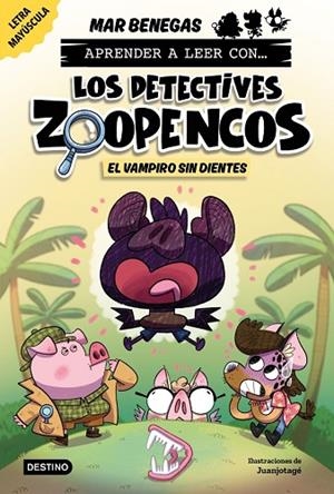 Aprender a leer con... Los Detectives Zoopencos 12. El vampiro sin dientes | 9788408324386 | Benegas, Mar